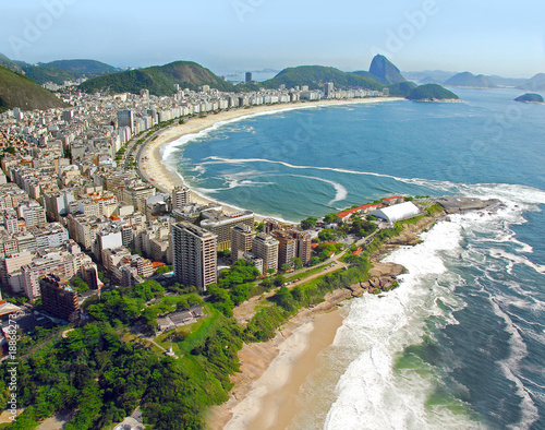 Aerial View of Rio De Janeiro's Beaches