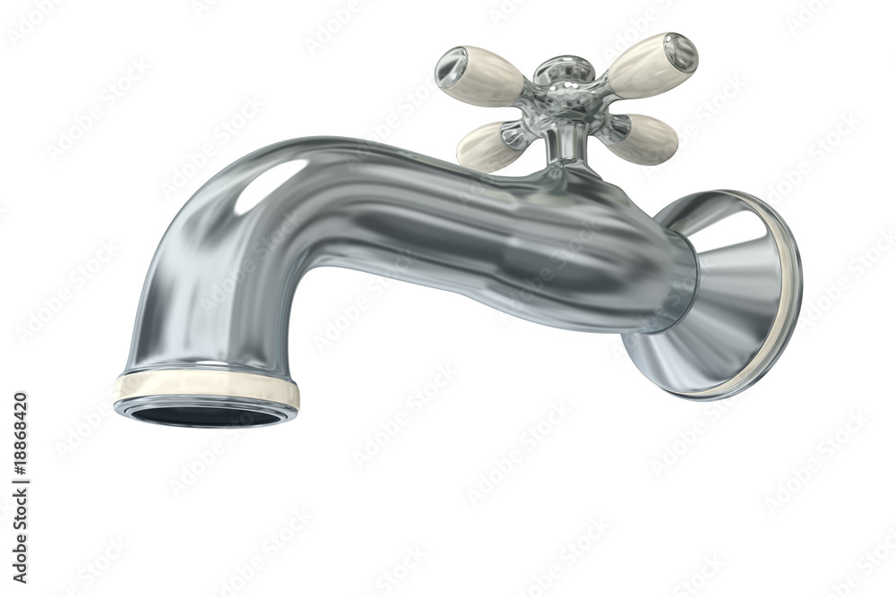 Faucet isolated