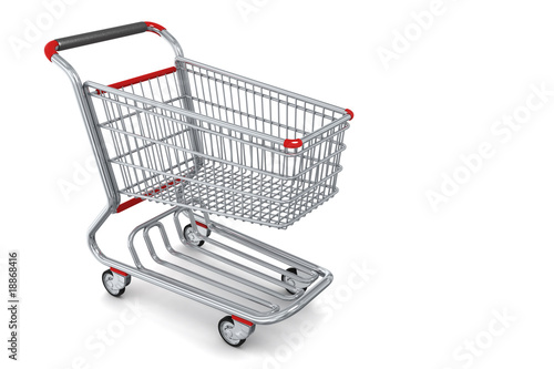 Shopping cart Isolated