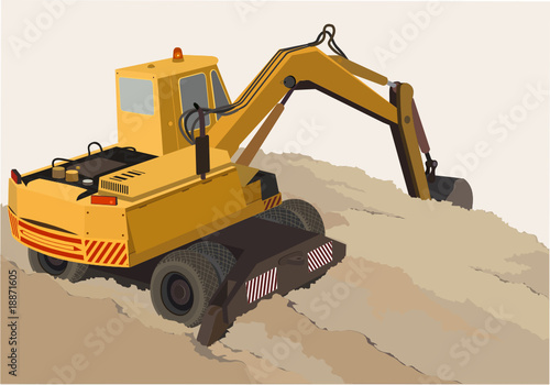 vector excavator