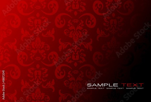 Christmas flower background. Vector