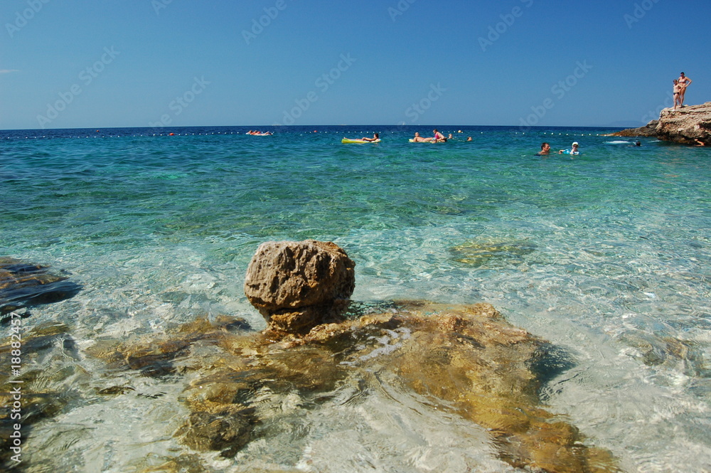 Fototapeta premium Beach of Ivan Dolac - Hvar - Croatia