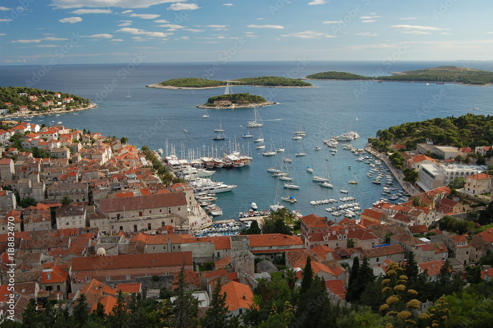 Widok na Hvar - Chorwacja