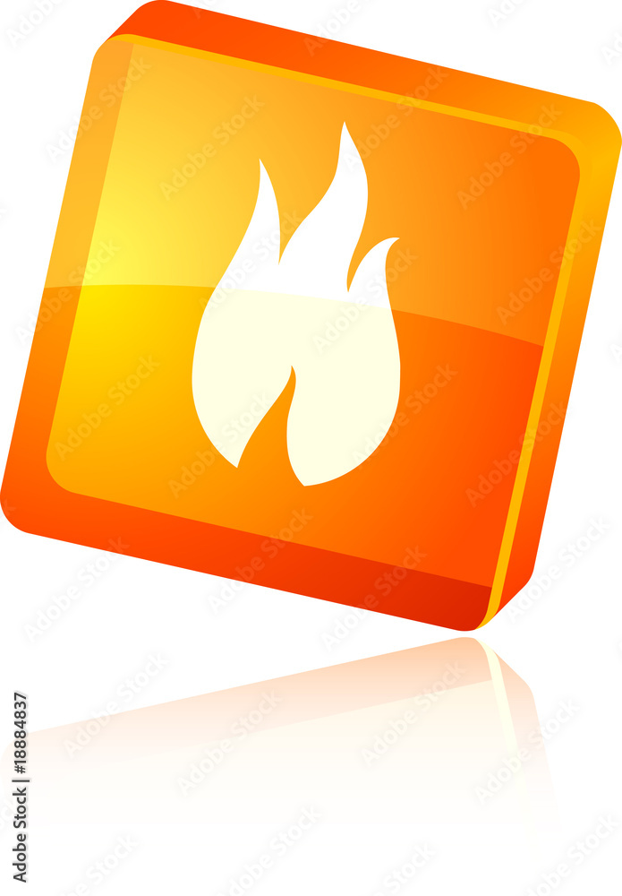 Fire icon. Fire icon.