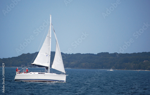 sailboat on bay, horizontal
