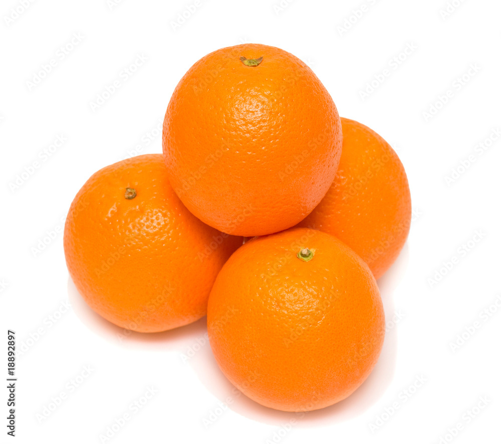 Stack of oranges