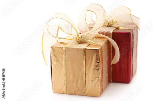 Red and gold gifts