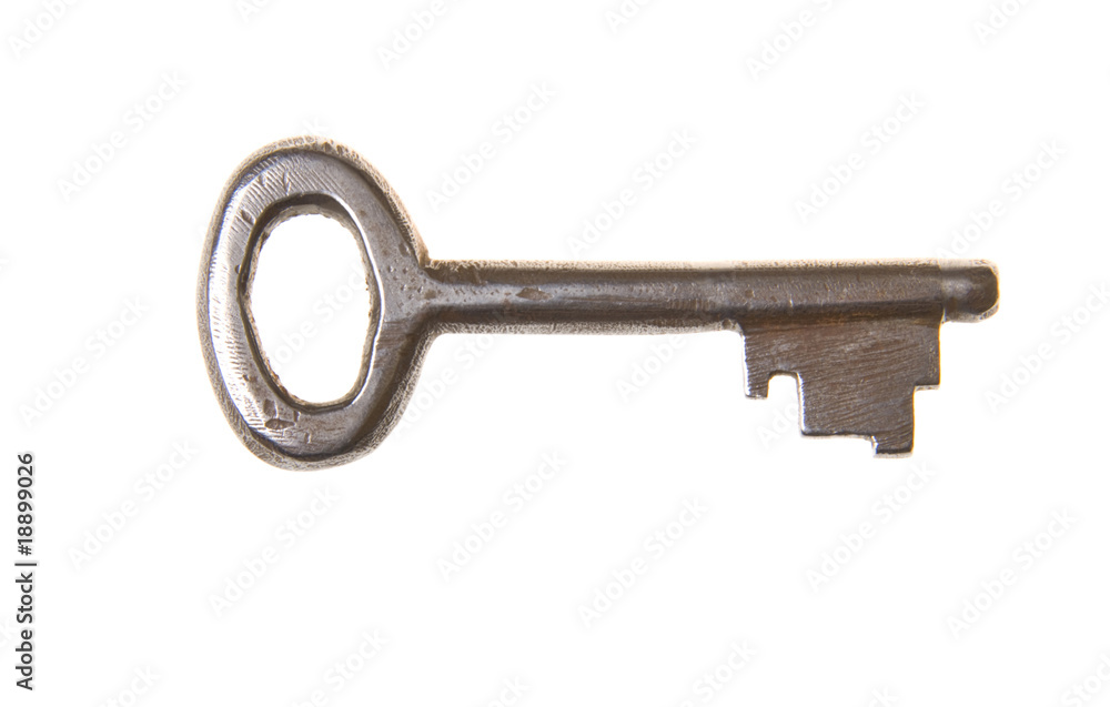 key isolated on white background