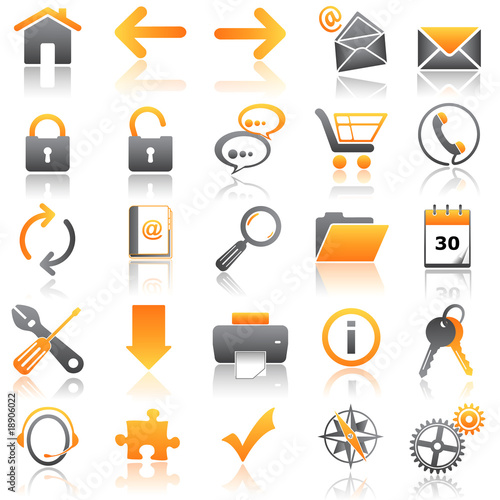icons orange