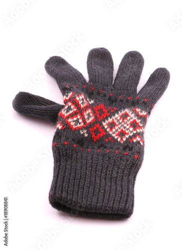 gray glove