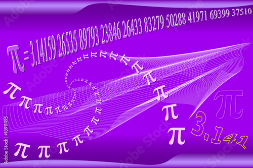 Pi is a mathematical constant, Abstract Background photo