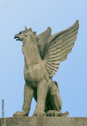 Statue of a griffin