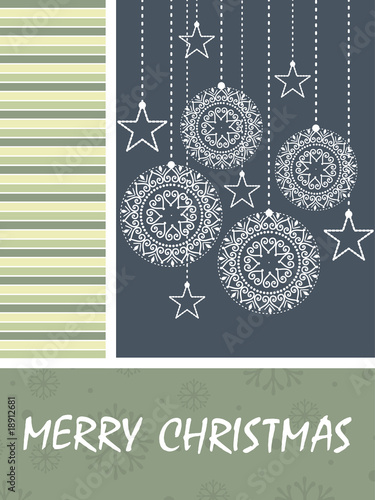 background with hanging xmas object