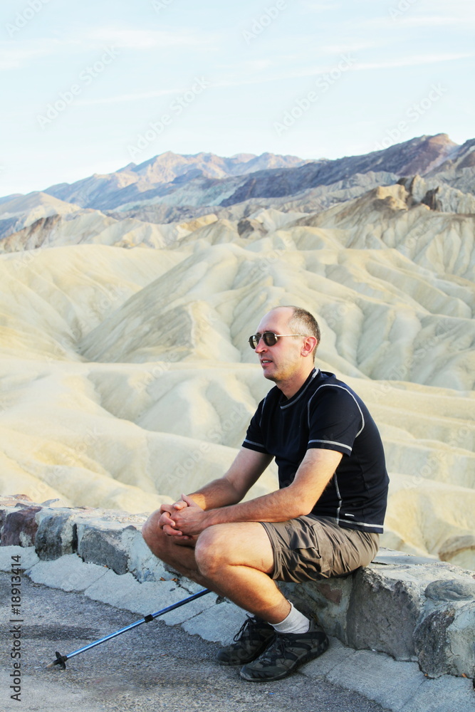 Hike in Death valley Hike in Death valley