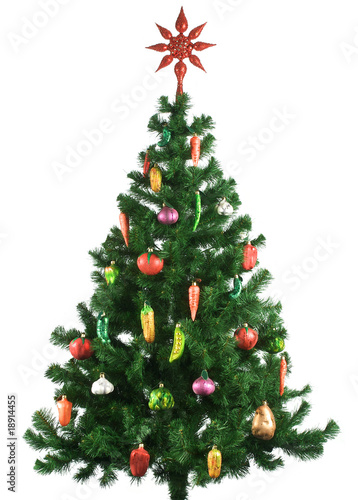 Decorated christmas tree © Kirill Smirnov
