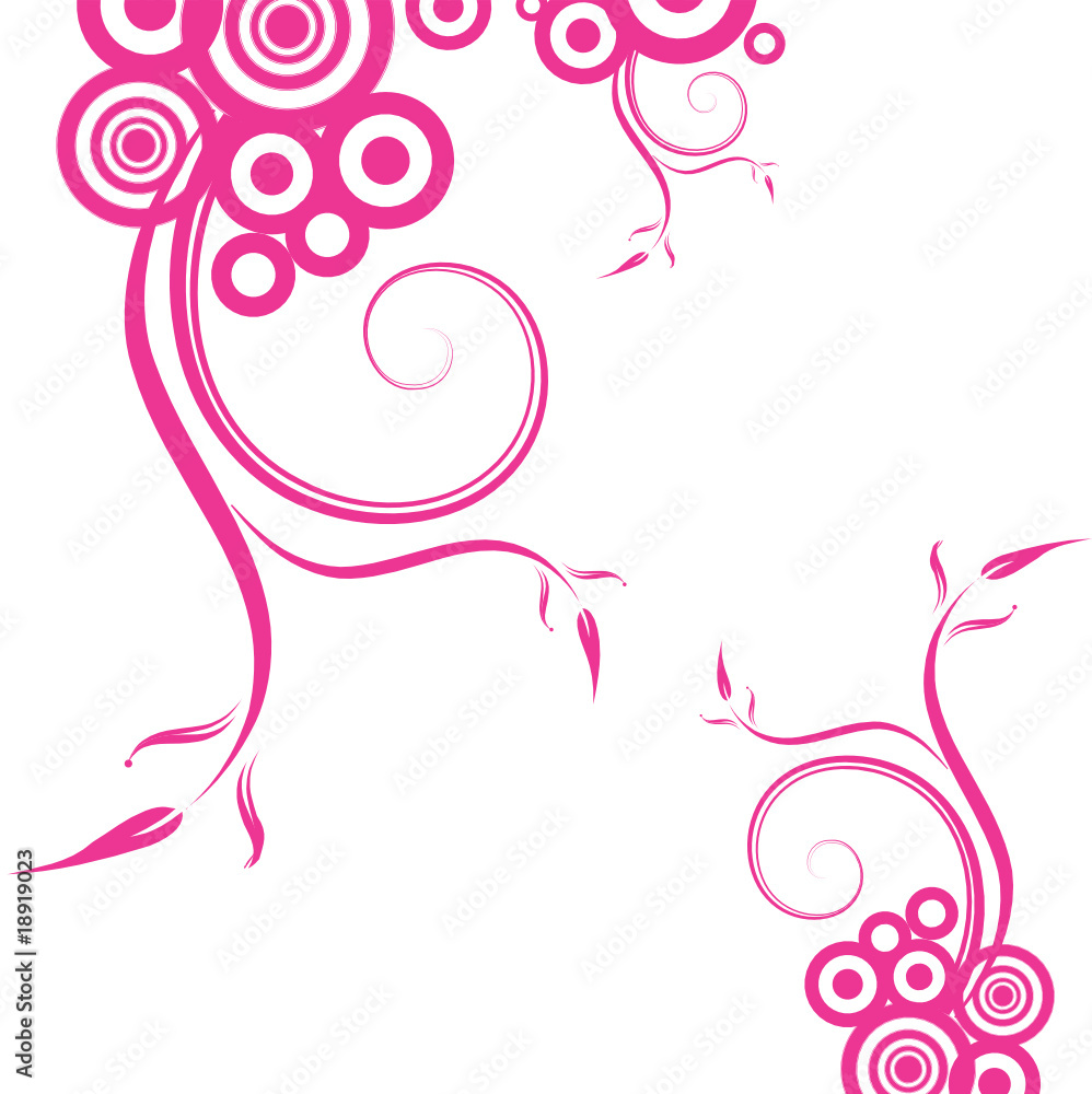 Abstract flowers background with place for your text