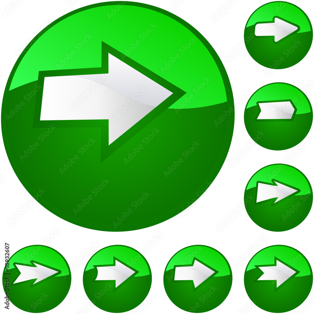 A vector set of useful arrows. A vector set of useful arrows.