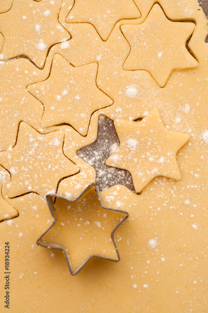 Baking christmas cookies Baking christmas cookies