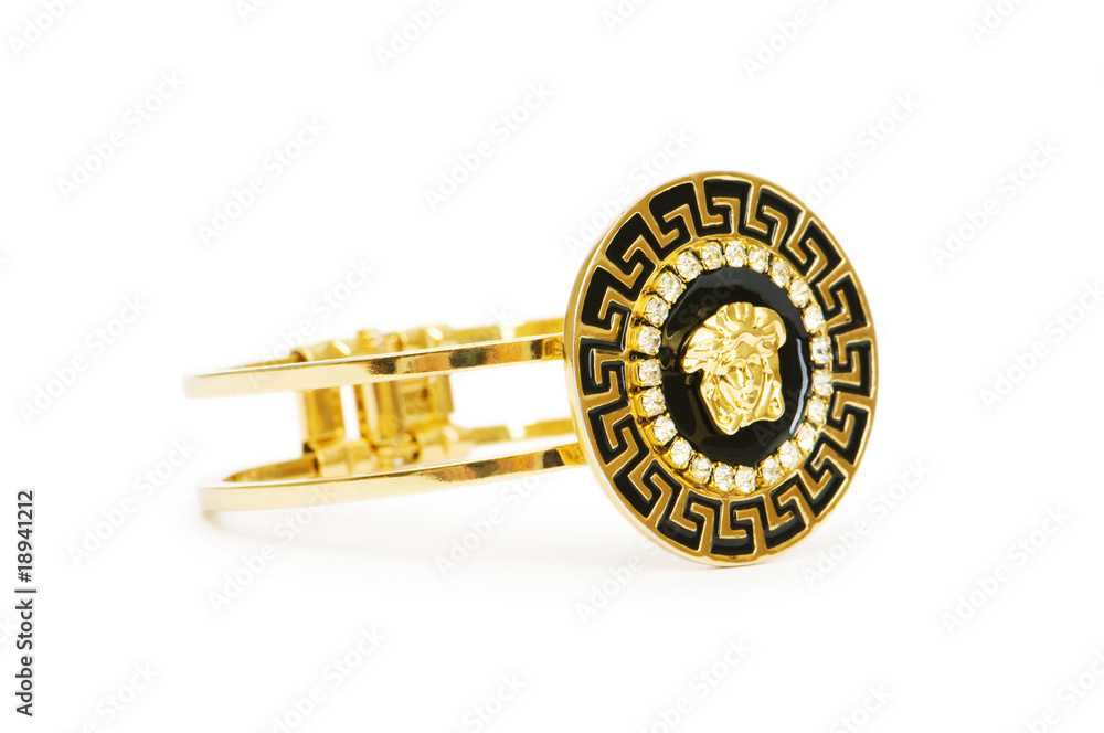 Golden ring isolated on the white background Golden ring isolated on the white background