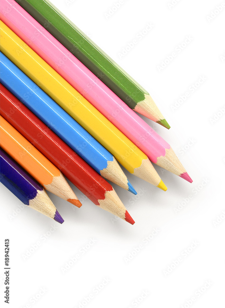 Color pencils diagonal Color pencils diagonal