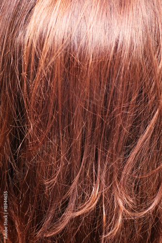 hair split ends with selective focus against hair texture