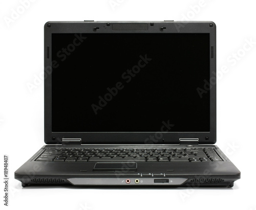 Wallpaper Mural Laptop isolated on white Torontodigital.ca