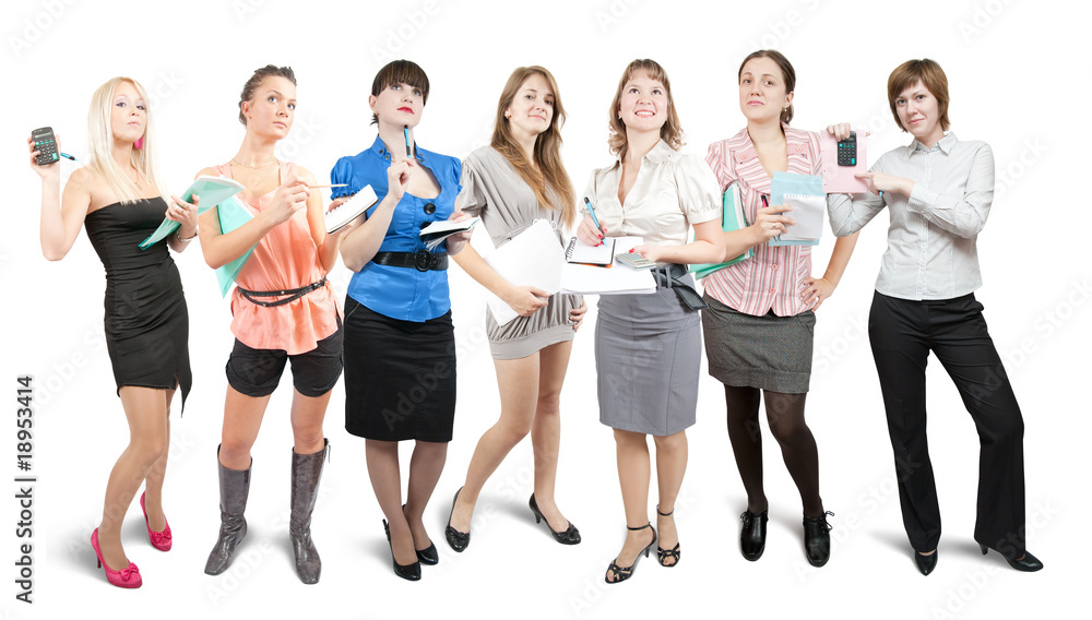 Obraz premium Group of business women