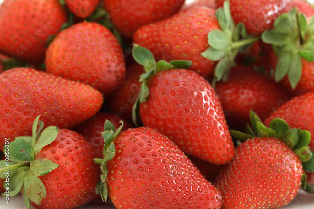 Close up of a bunch of strawberries Close up of a bunch of strawberries