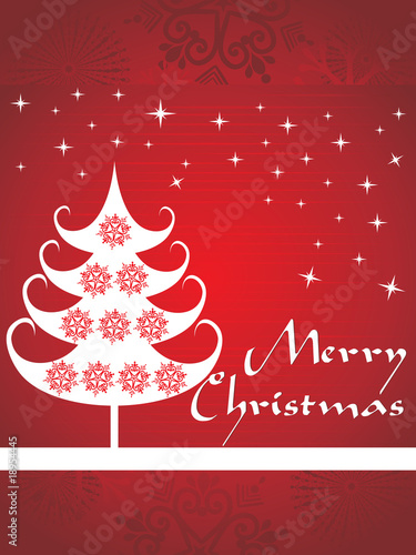 stylish pattern merry christmas background