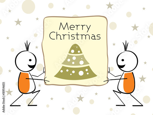vector illustration of xmas background
