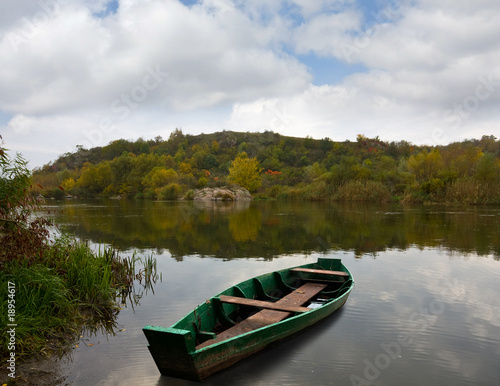 Boat on river