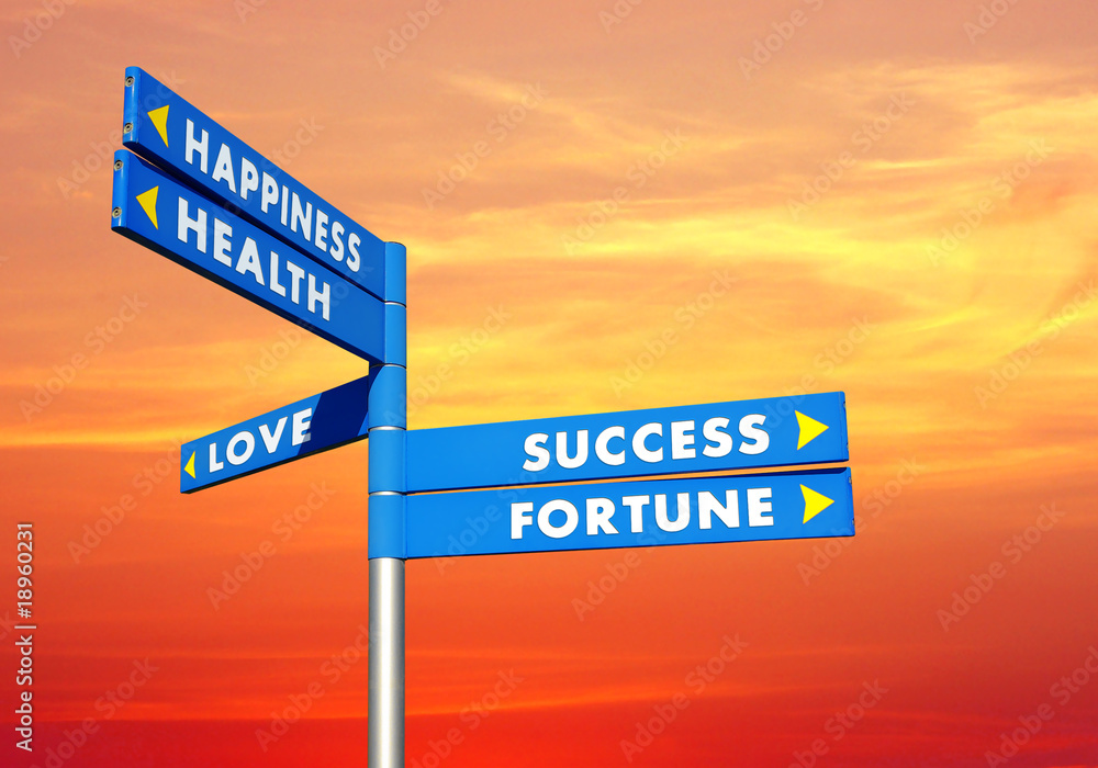 Obraz premium Direction to Goals