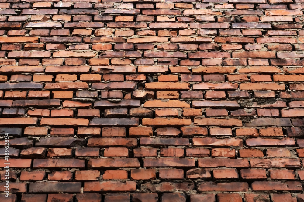 Obraz premium Texture of old brick wall