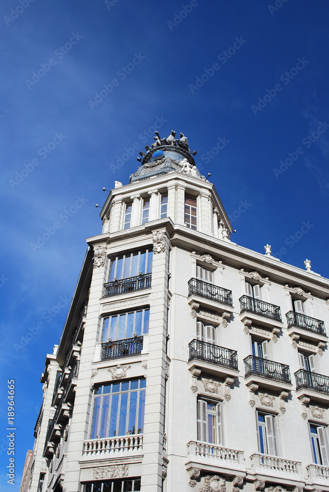 Un bel immeuble à Madrid