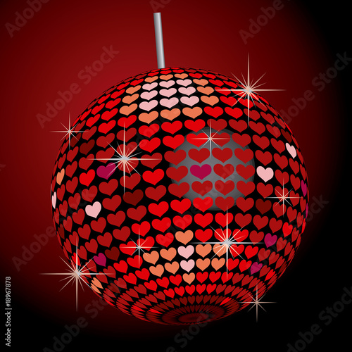 Heart Mirror Ball