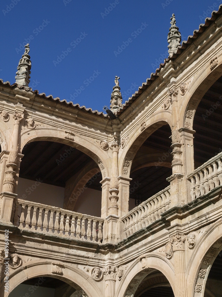 Claustro de la Hospedería Fonseca en Salamanca