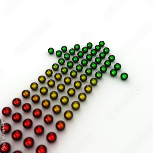 Wallpaper Mural Colored arrow Torontodigital.ca