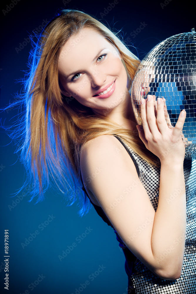 Naklejka premium Portrait of a young sexy woman