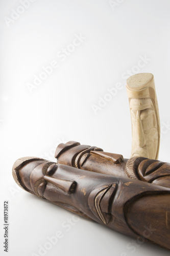 wooden sculptures