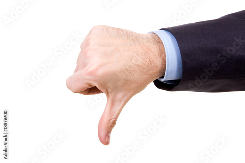 Fotografia Thumb down