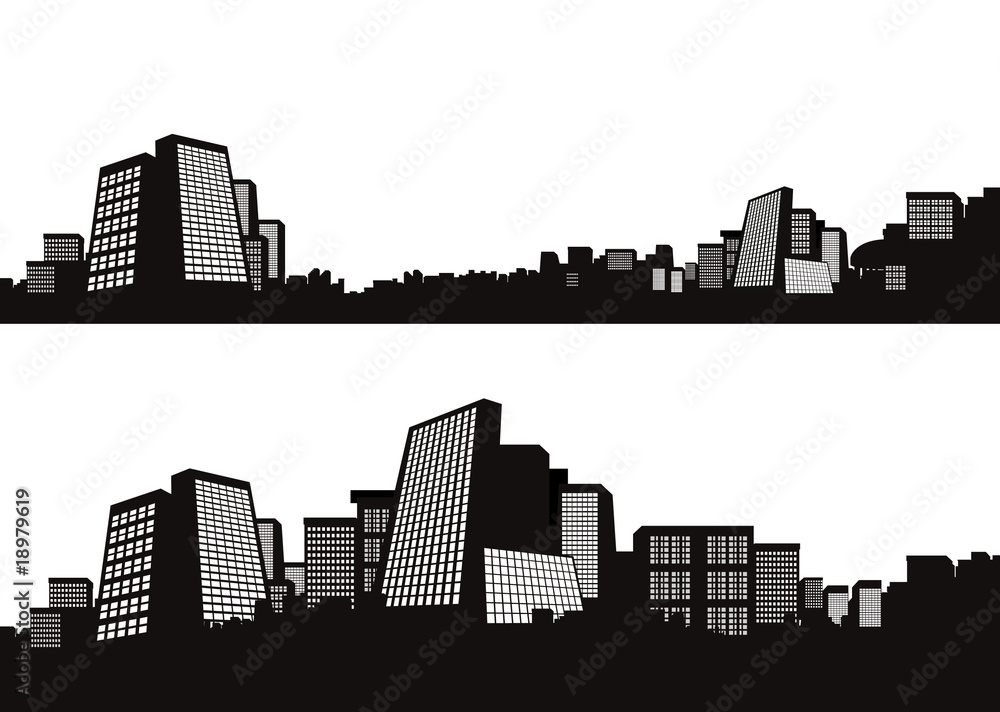 Obraz premium city buildings