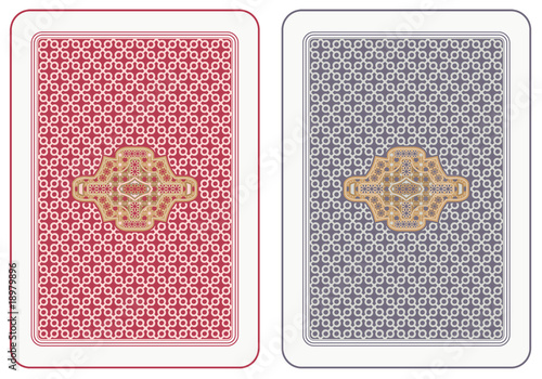 Playing cards back