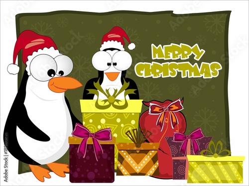 abstract pattern merry xmas background