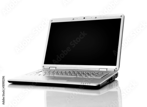 Wallpaper Mural Modern laptop isolated on white Torontodigital.ca