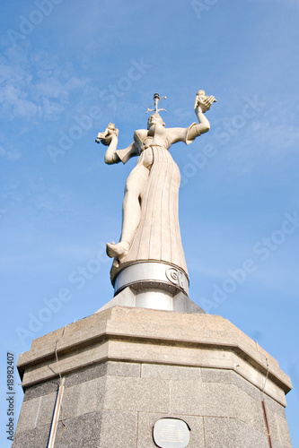 monument of imperia in constance. europe  germany