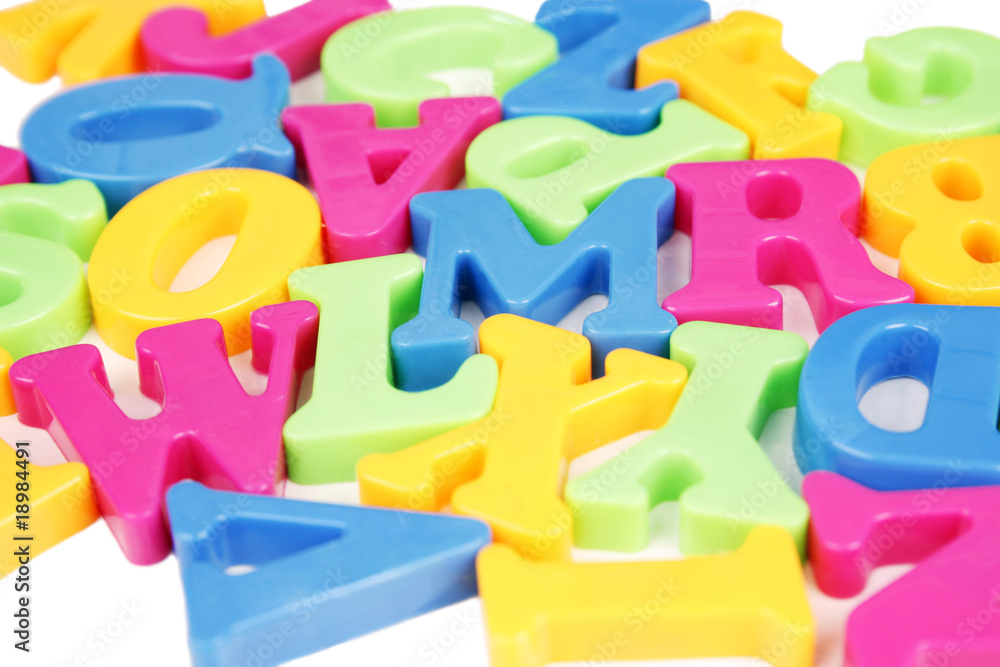 Fototapeta premium Alphabet letters