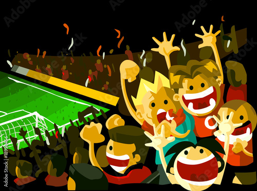 Soccer night match