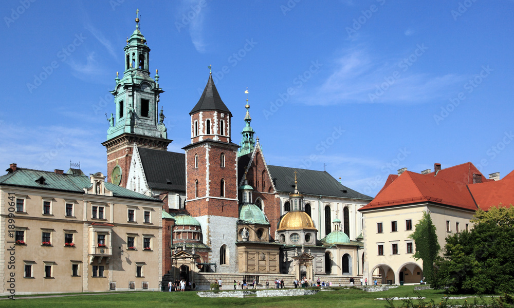 Obraz premium Wawel castle in Krakow,Poland