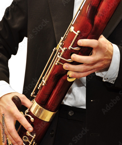 Playing bassoon