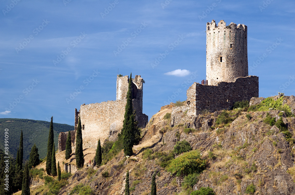 Fototapeta premium Castillo de Lastours 6